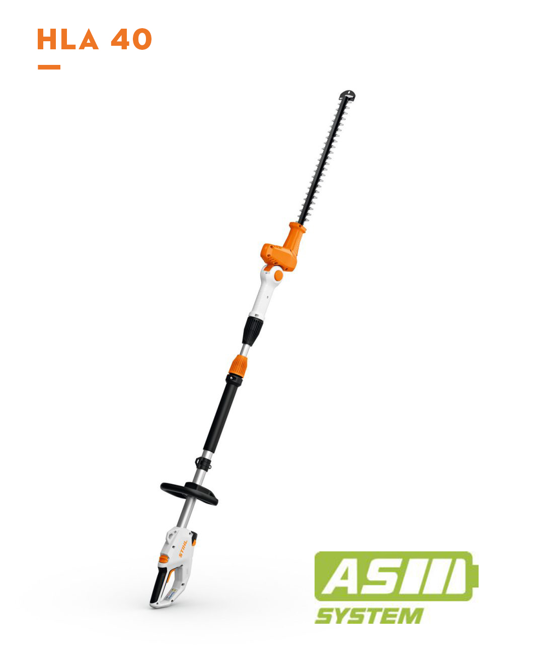 STIHL HLA 40 - akumulatorowe nożyce do żywopłotu na wysięgniku